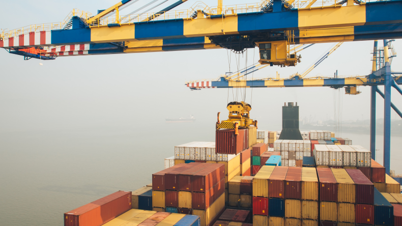 Nhava Sheva port by adobe