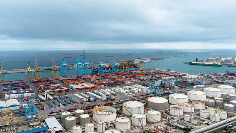Barcelona port