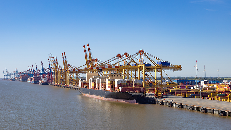 Bremerhaven port Germany