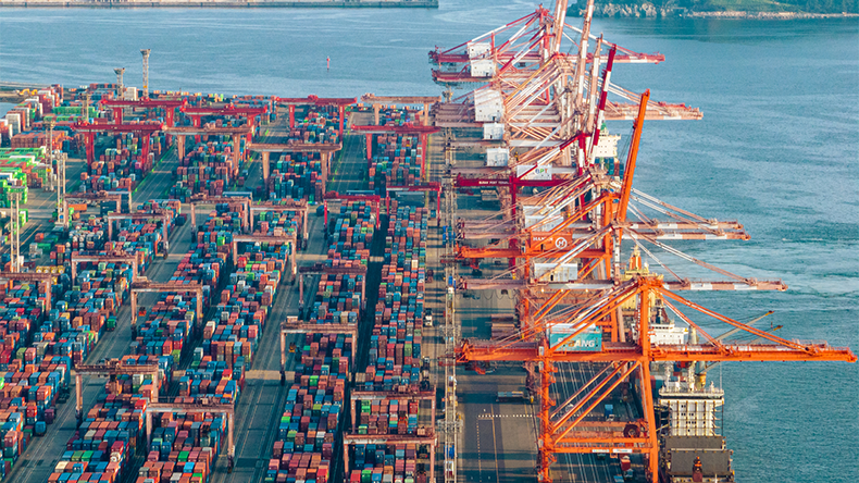 Busan port