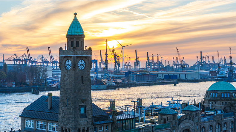 Hamburg port