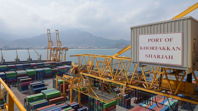Khorfakkan port Sharjah