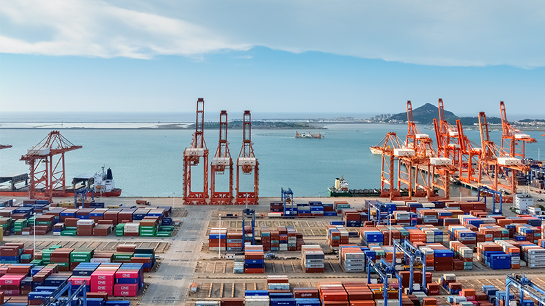 Lianyungang port China