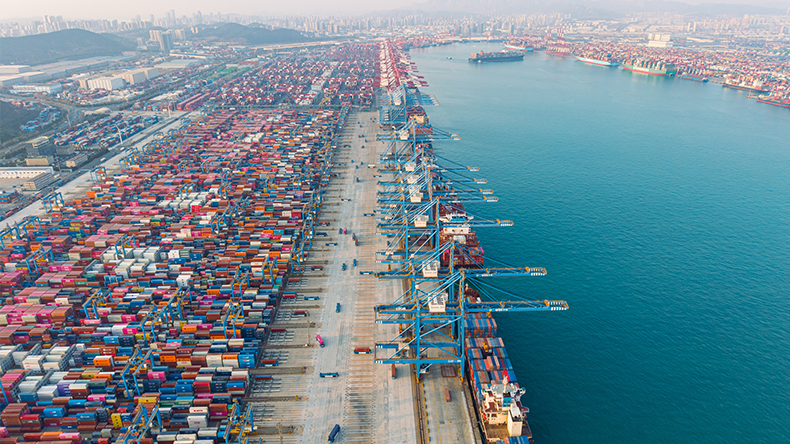 Qingdao port
