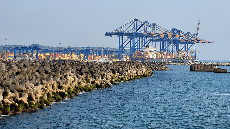 Upcoming new international sea port near Vizhinjam, Thiruvanathapuram By Purva