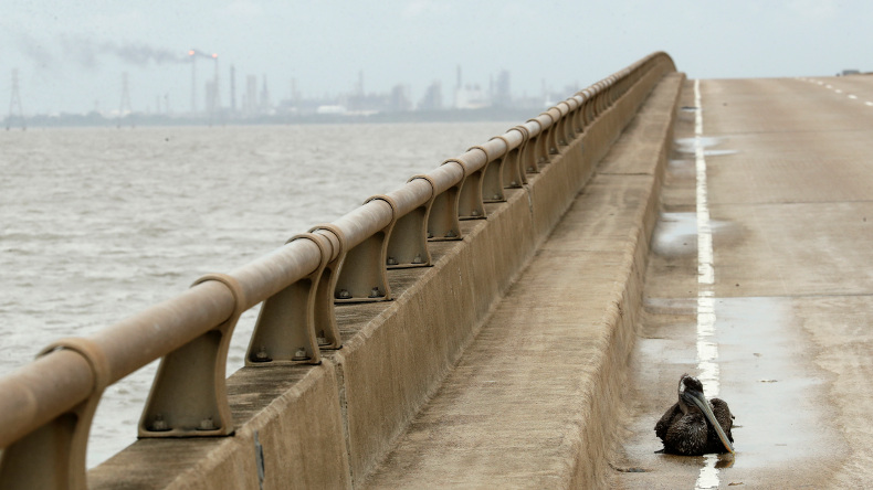 Hurricane Harvey Port Lavaca, Texas, oil refinery