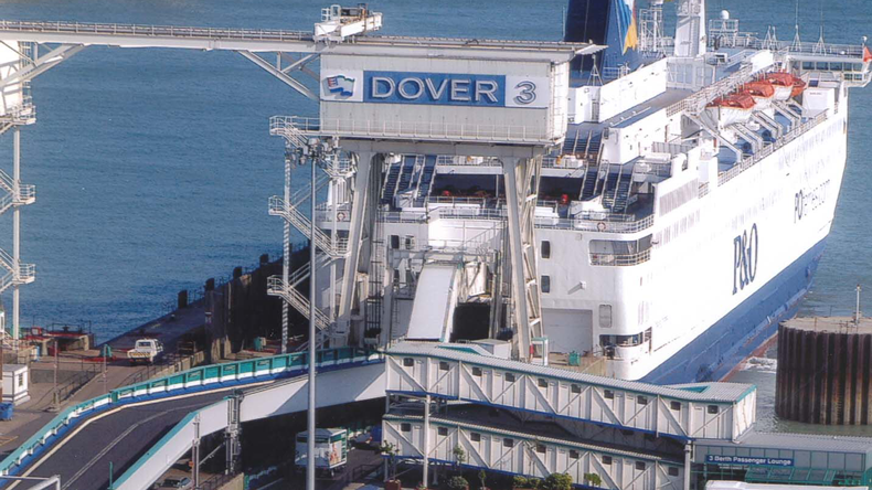 P&O ferry at Dover