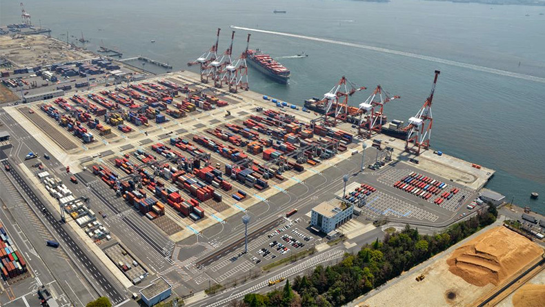 Nagoya Port container terminal, Japan