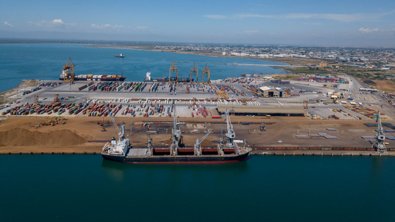 Thessaloniki port general view