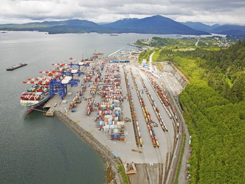Fairview Container Terminal. Credit: Port of Prince Rupert