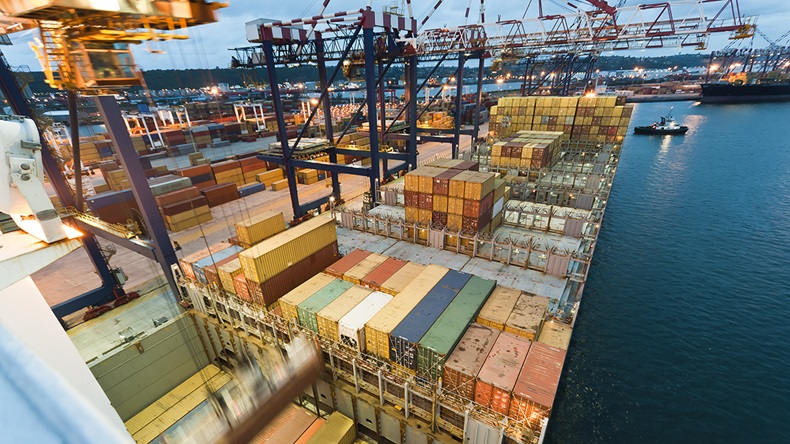 Container operations at Port Durban