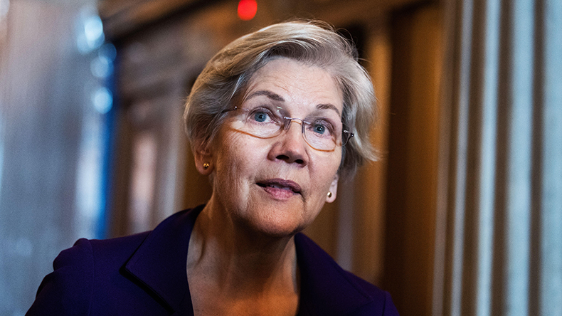 Elizabeth Warren at the US Capitol