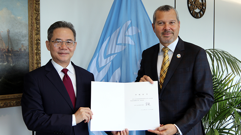 Chinese delegation at the International Maritime Organization