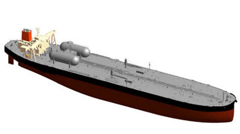 MOL dual-fuel very large crude carrier