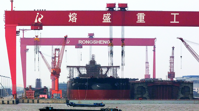 Rongsheng Shipyard in China
