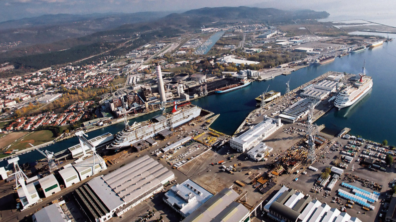 Fincantieri Monfalcone shipyard Italy 