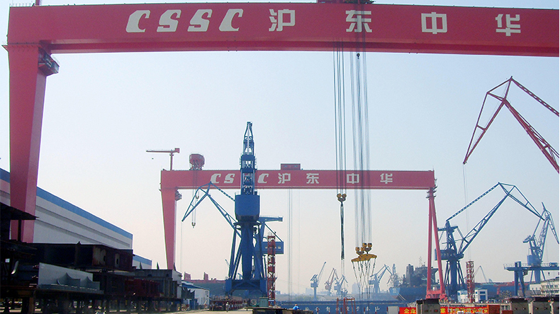 Hudong-Zhonghua Shipbuilding of China State Shipbuilding Corporation (CSSC) in Shanghai
