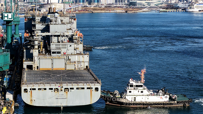 HJ Shipbuilding launches first US Navy MRO project amid South Korea’s ...