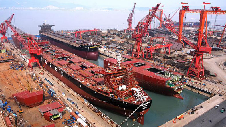 Jinhai shipyard dock