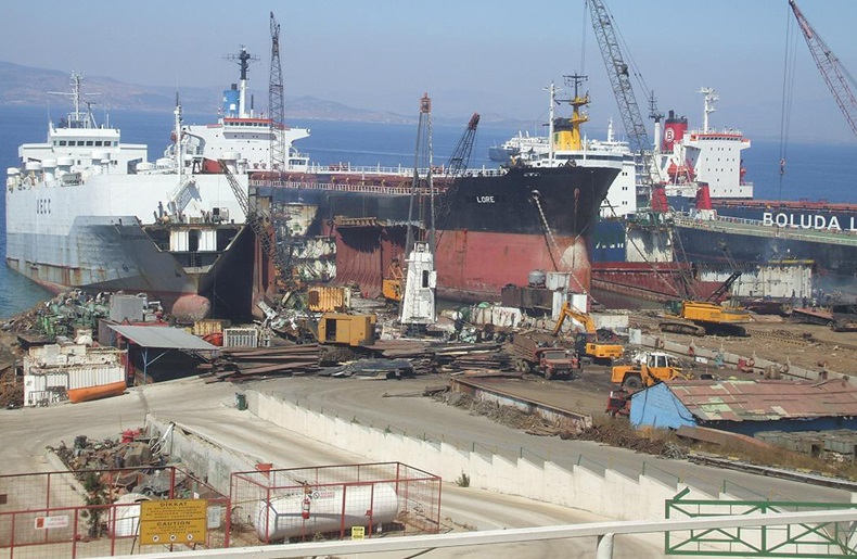 Turkey demolition yard