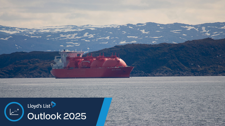 Arctic Princess LNG carrier in Hammerfest, Norway