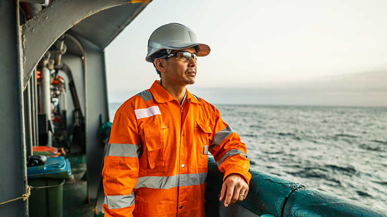 Seafarer looking pensive