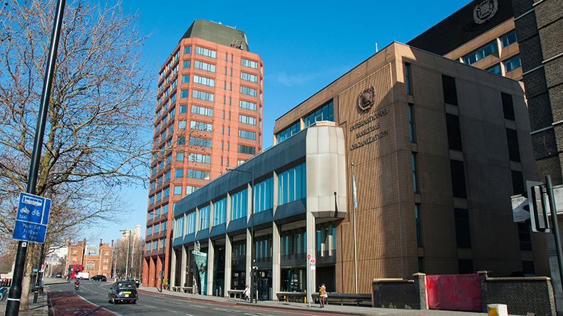 Exterior of International Maritime Organization’s headquarters in London