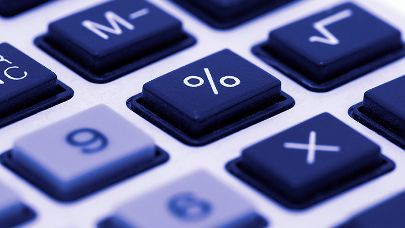 calculator close up