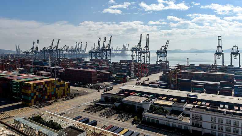 Yantian Port in Shenzhen, south China's Guangdong province