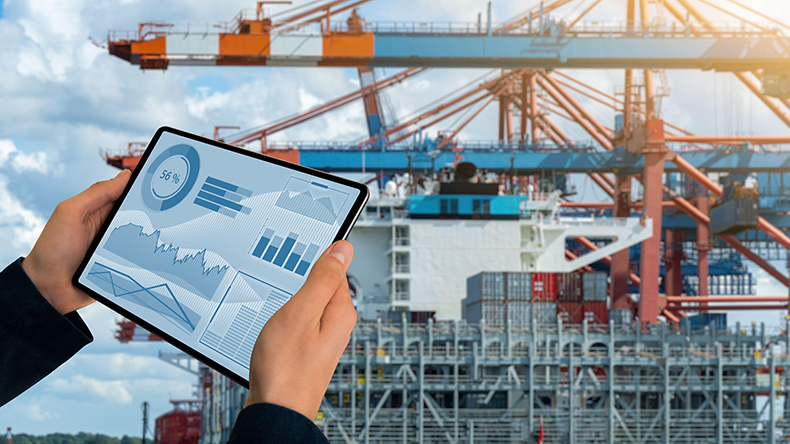Port manager with digital tablet