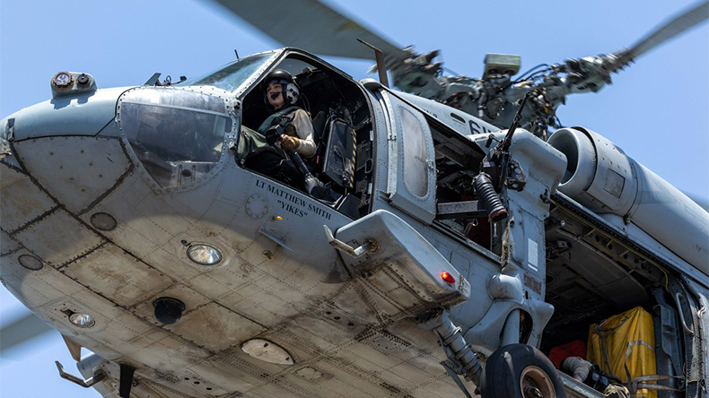 US Navy MH-60 Sea Hawk helicopters are supporting Project Freedom in and near the Strait of Hormuz. Earlier today, Sea Hawk and U.S. Army AH-64 Apache helicopters were used to eliminate Iranian small boats threatening commercial shipping.