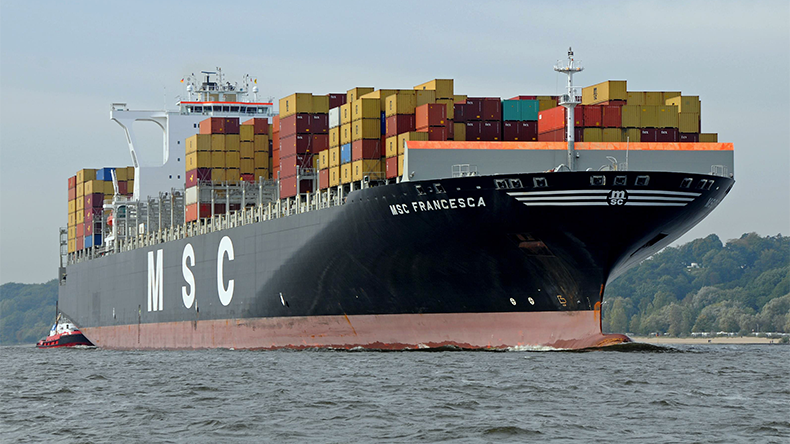MSC Francesca; Containership; IMO 9401116; 11312 TEU; MSC; Hamburg 4.10.10