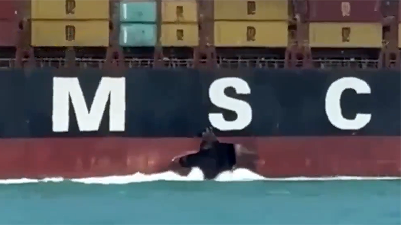 MSC Sariska V hole 