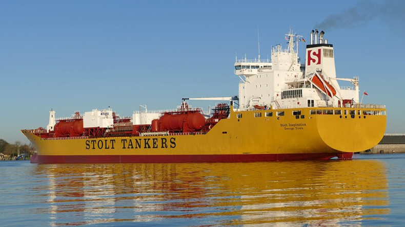 Chemical tanker Stolt Inspiration at Kiel Canal in April 2022 Credit: Hasenpusch Photo