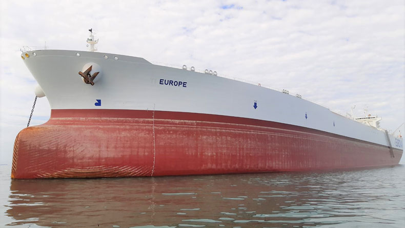 The 2002-built ultra large crude carrier Europe sold by Euronav