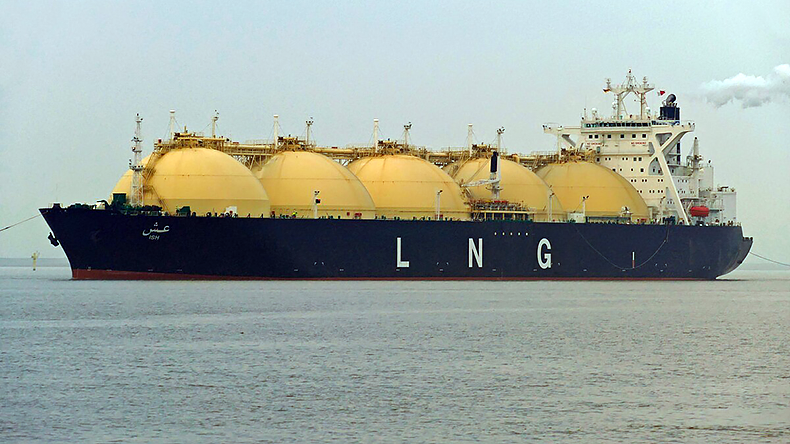 LNG carrier Ish at sea. Technical manager Adnoc Logistics & Services