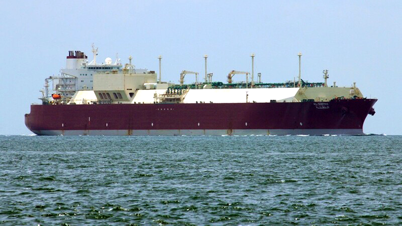 Nakilat LNG carrier Al Dafna at sea