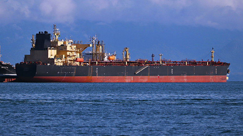 Oil tanker Anavatos II at sea