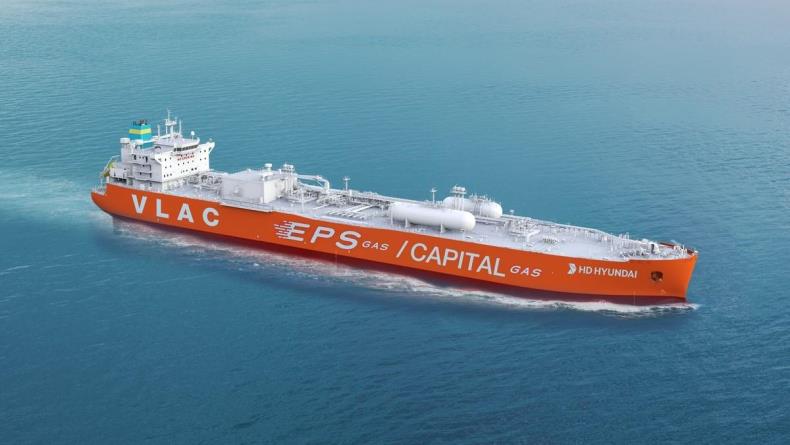 Eastern Pacific VLAC ship at sea