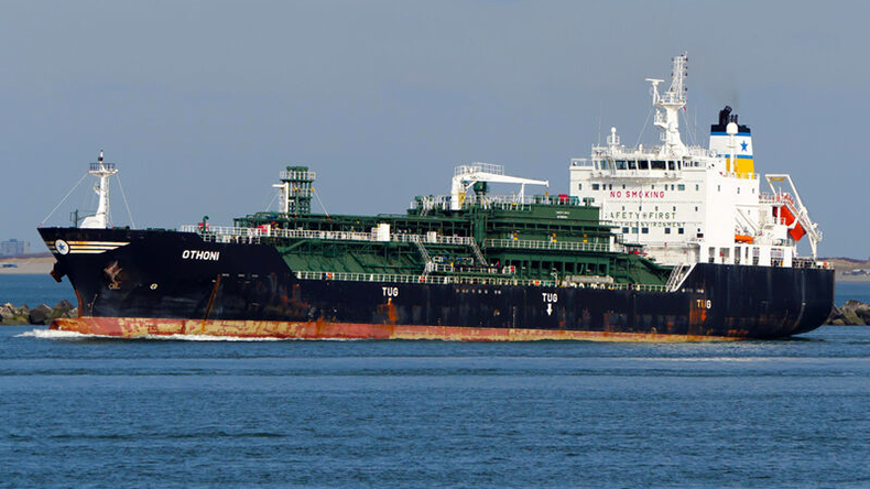 Liquefied petroleum gas carrier Othoni at Rotterdam, third party operator Eletson Corporation