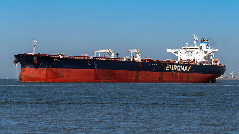165,000 dwt crude tanker Sofia (IMO: 9461764) at sea