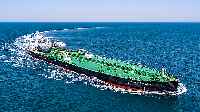 An image of VLCC Seaways Excelsior which is part of the International Seaways fleet.