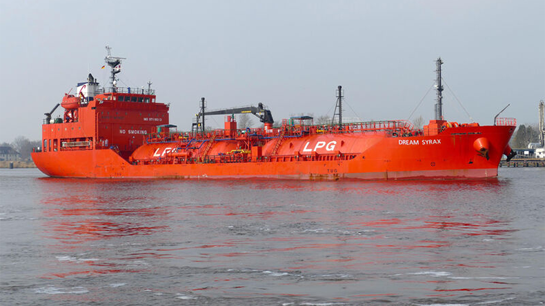 LPG Carrier Dream Syrax at Kiel Canal
