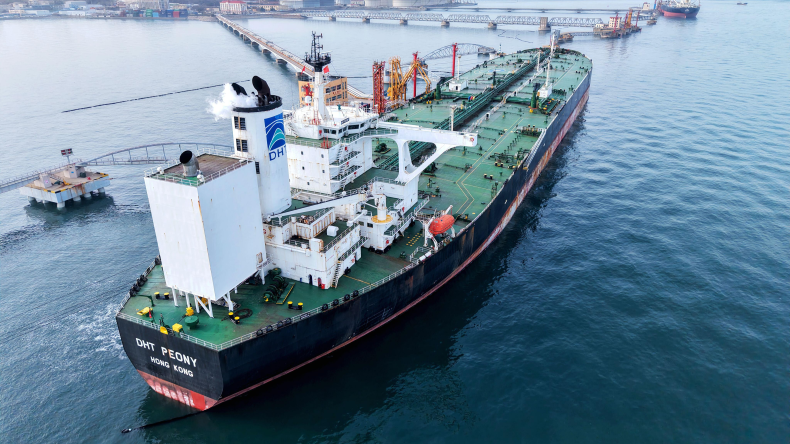 VLCC DHT Peony in Qingdao China