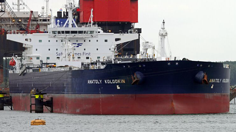 Tanker Anatoly Kolodkin at port