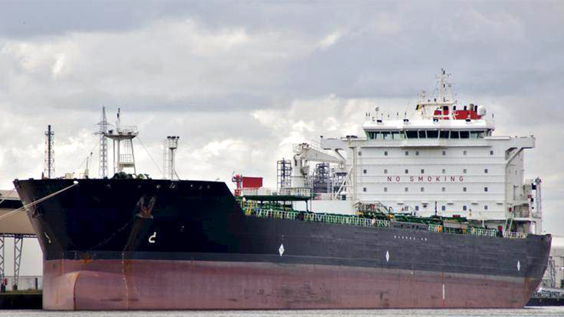 Chariot Tide tanker at port