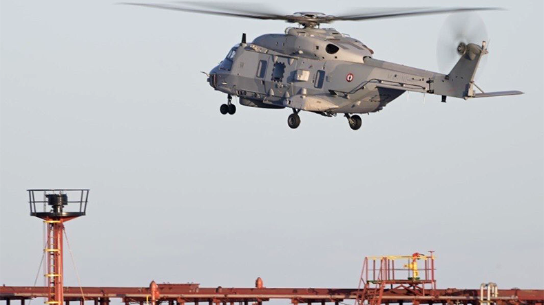 Tanker Grinch boarded by French forces