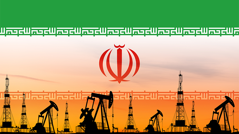 Iranian oil illustration
