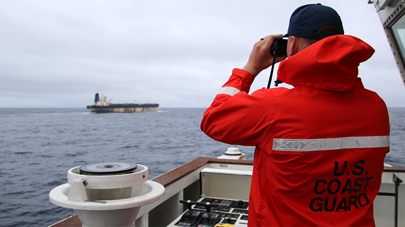 Marinera seized in the North Atlantic pursuant to a warrant issued by a US federal court after being tracked by USCGC Munro