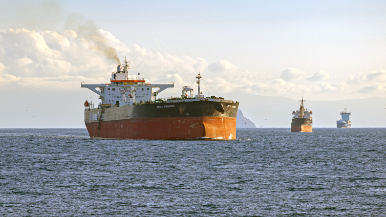 suezmax Delta Poseidon near Bosphorus by adobe